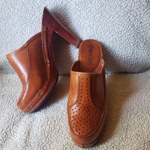 vintage clogs from the 70s